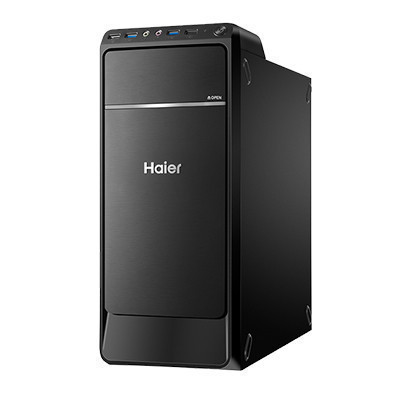 海尔(Haier)极光D2S商用办公家用台式电脑主机(第八代J4105四核 4GB 1TB 内置无线网卡 正版WIN10 三年上门)