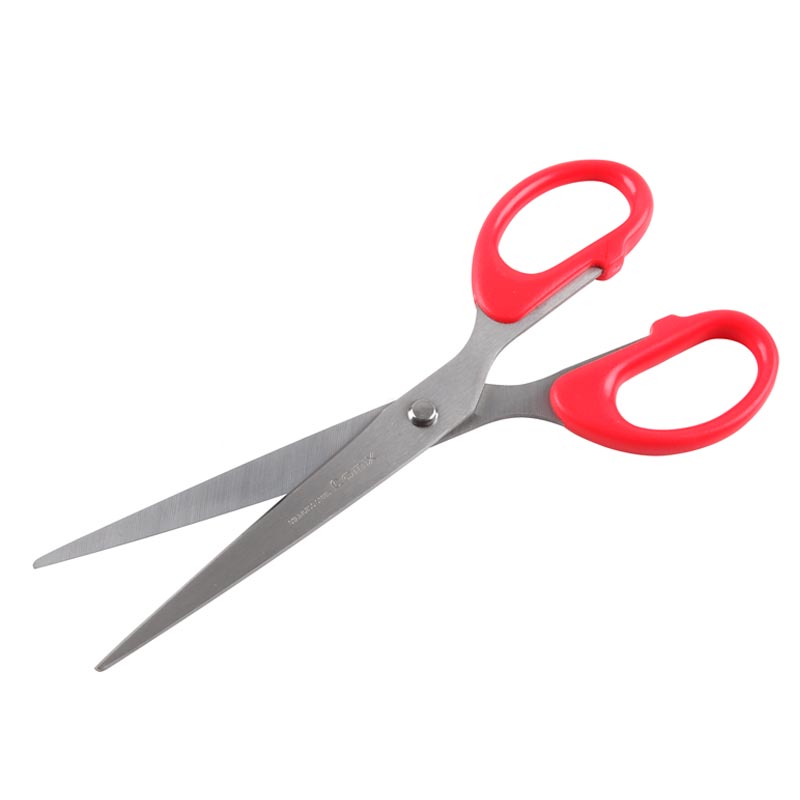 齐心(Comix) B2716办公剪刀 7寸 180mm 颜色随机 8个装