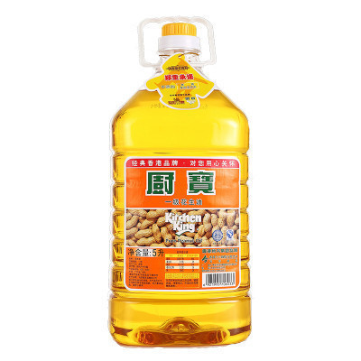 厨宝 花生油 5L/桶 压榨一级 食用油