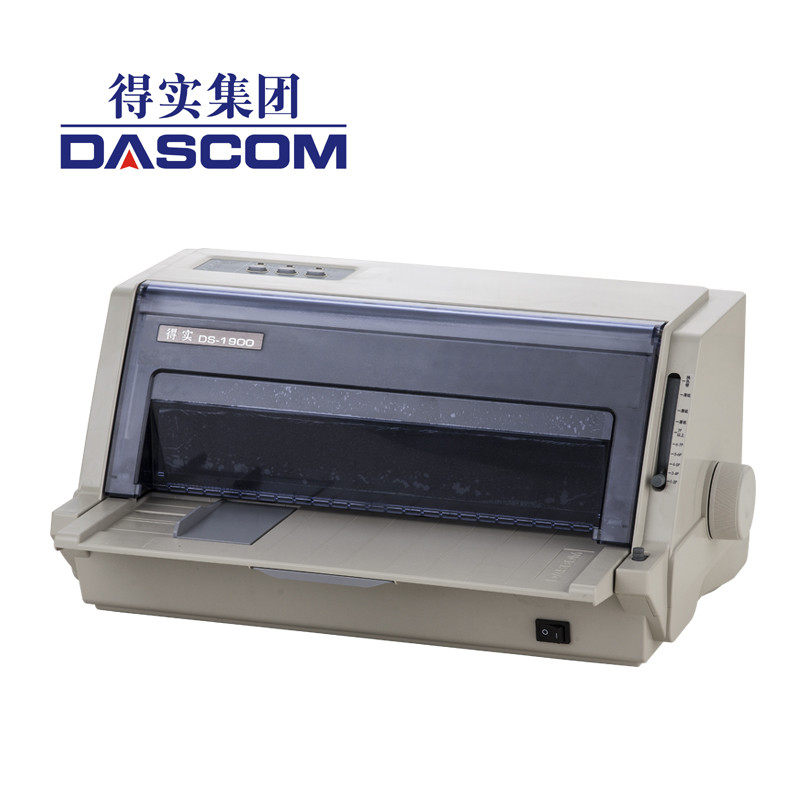 得实 (DASCOM) DS-1900针式打印机 A4 (高可靠多用途 24针82列 平推票据 上门安装+三年质保)