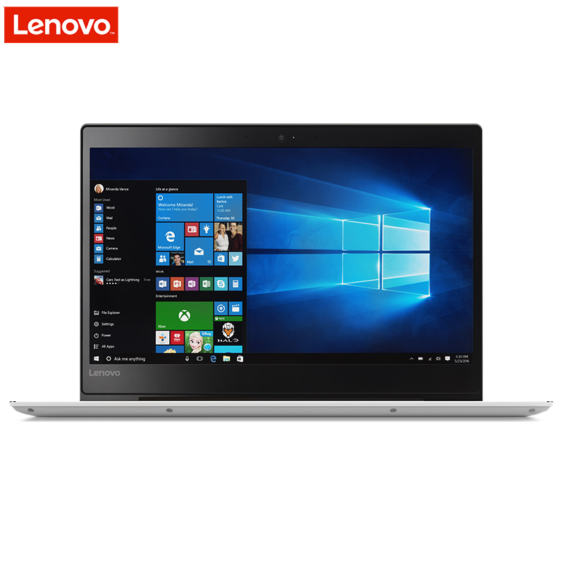 联想(Lenovo)小新潮7000-14 14英寸轻薄本笔记本( I7-8550U 8G 1T+128SS 2G独显银)