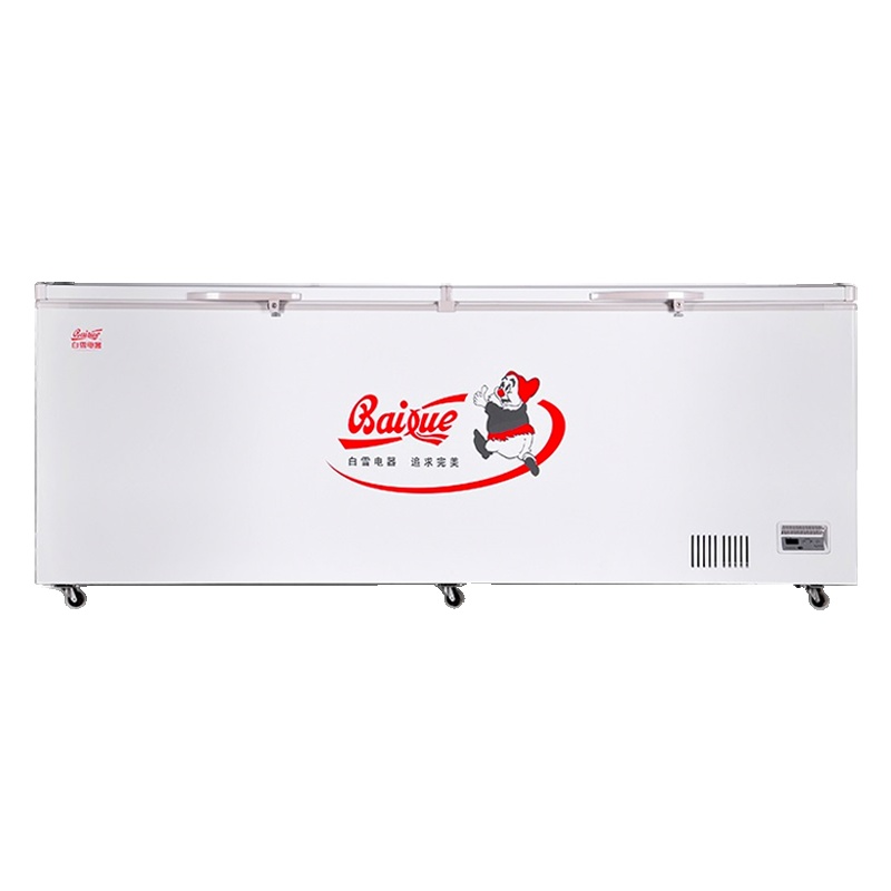 白雪(Baixue) BD/C-800FD 800L 卧式 冷柜 冰柜 卧式冷柜 大冰柜商用 强冷冻 机械控温