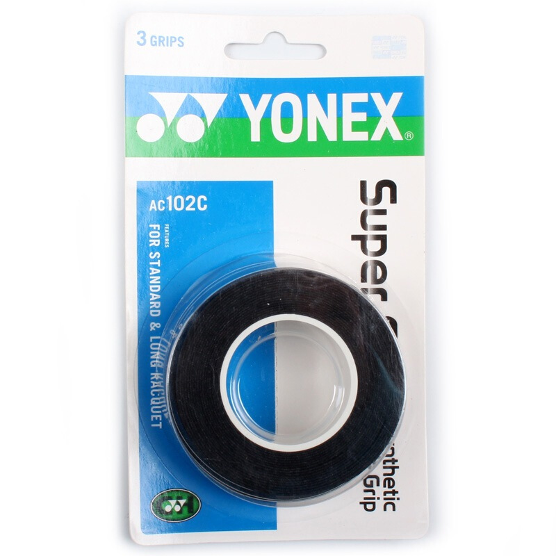 启康 尤尼克斯YONEX羽毛球手胶 AC102C 三条装黏性吸汗带