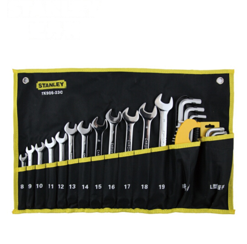 (Stanley)史丹利 30件公制两用扳手和内六角扳手套装 TK906-23C 黑色