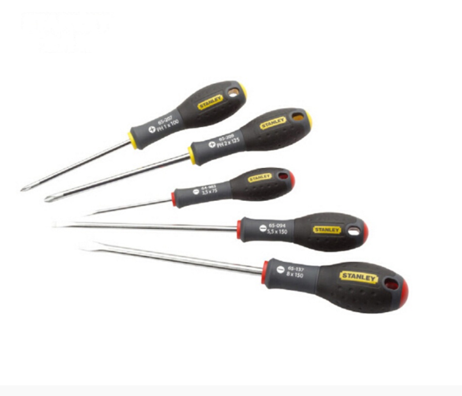 史丹利(STANLEY)5件套三色柄螺丝批 65-436-14
