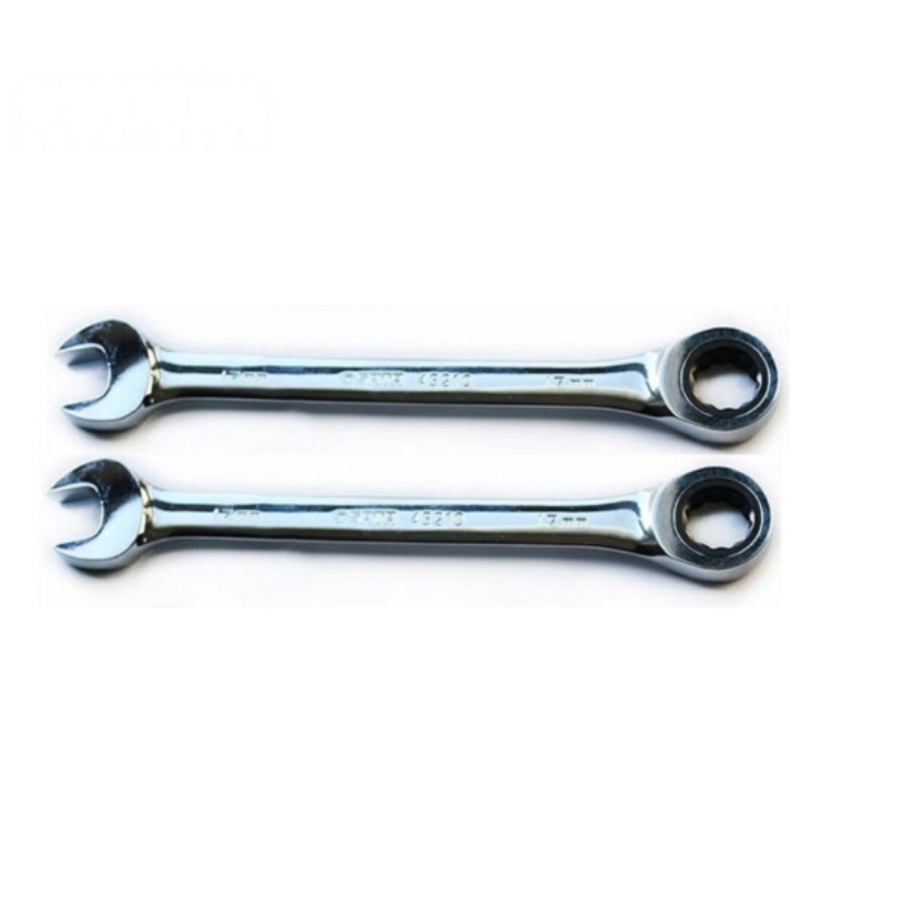 世达工具全抛光两用快板 开口梅花呆扳手 棘轮扳手 43211 18MM