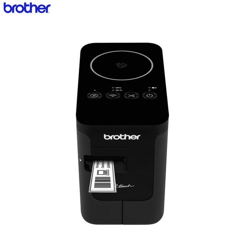 兄弟(Brother)PT-P750W喷墨一体机 配套色带12mm黄底黑字2个/红底黑字1个 24mm黄底黑字2个 SC