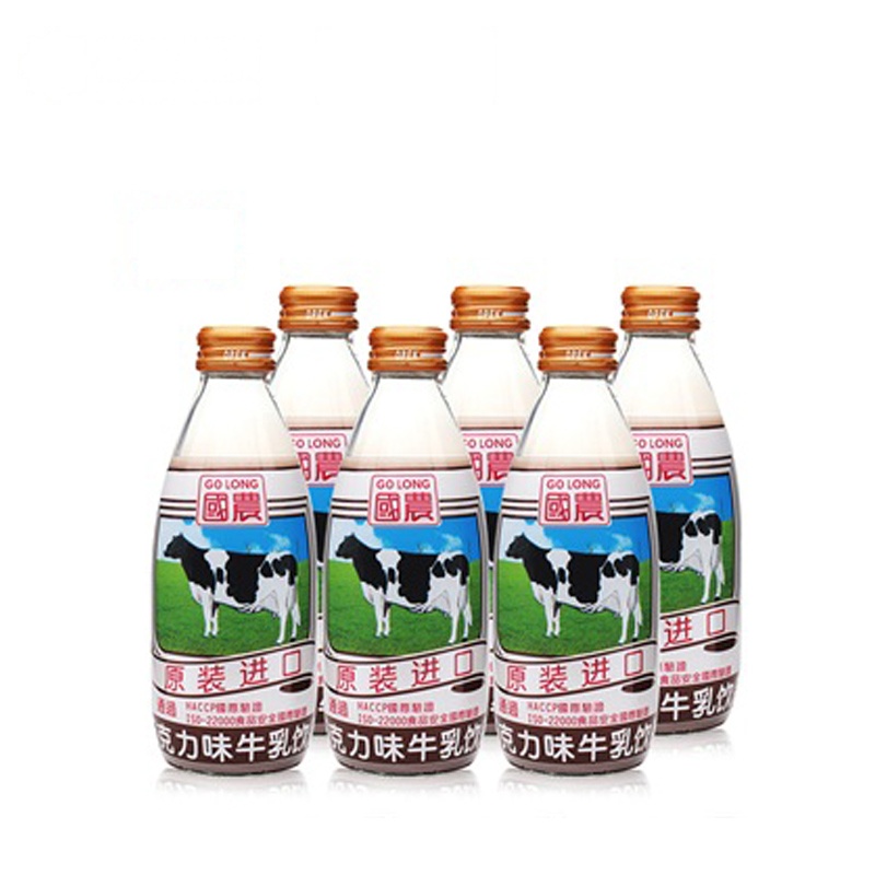 国农巧克力味240ml*24瓶/整箱 台湾原装进口 牛乳饮品