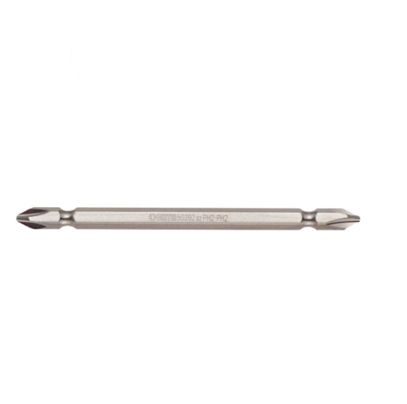 sata世达手动五金工具 6.3MM65MM长双头螺丝批起子旋具头 59392(PH2-PH2)