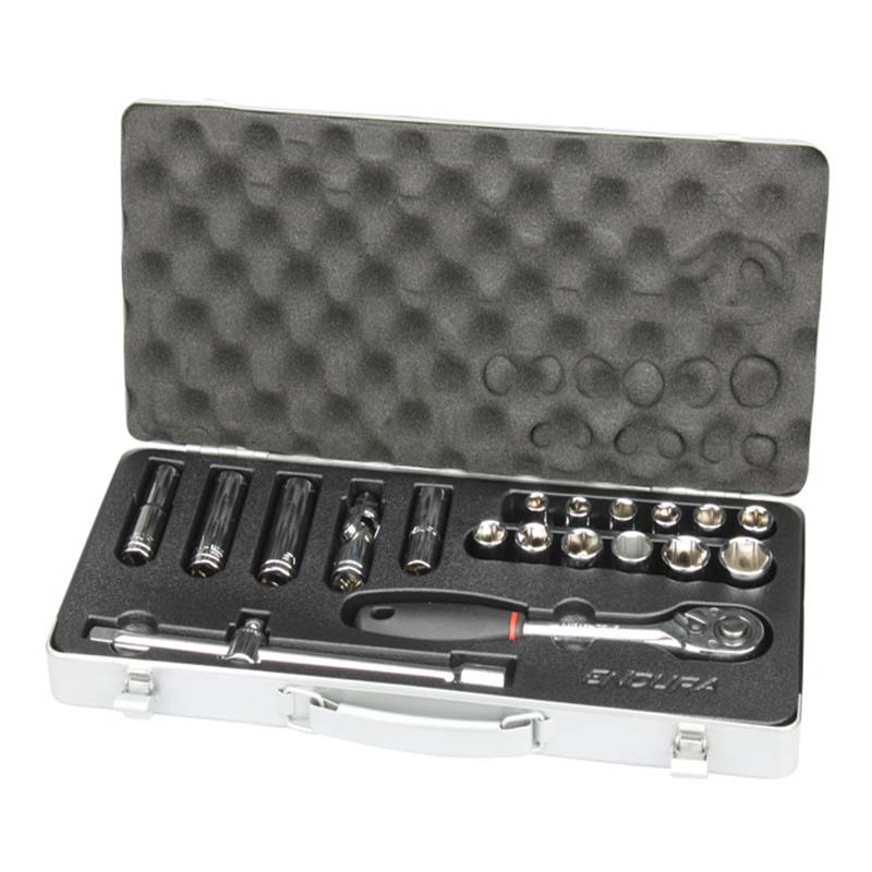 力易得(ENDURA) 20件12.5mm系列套筒组套 E1234 货期5-10天