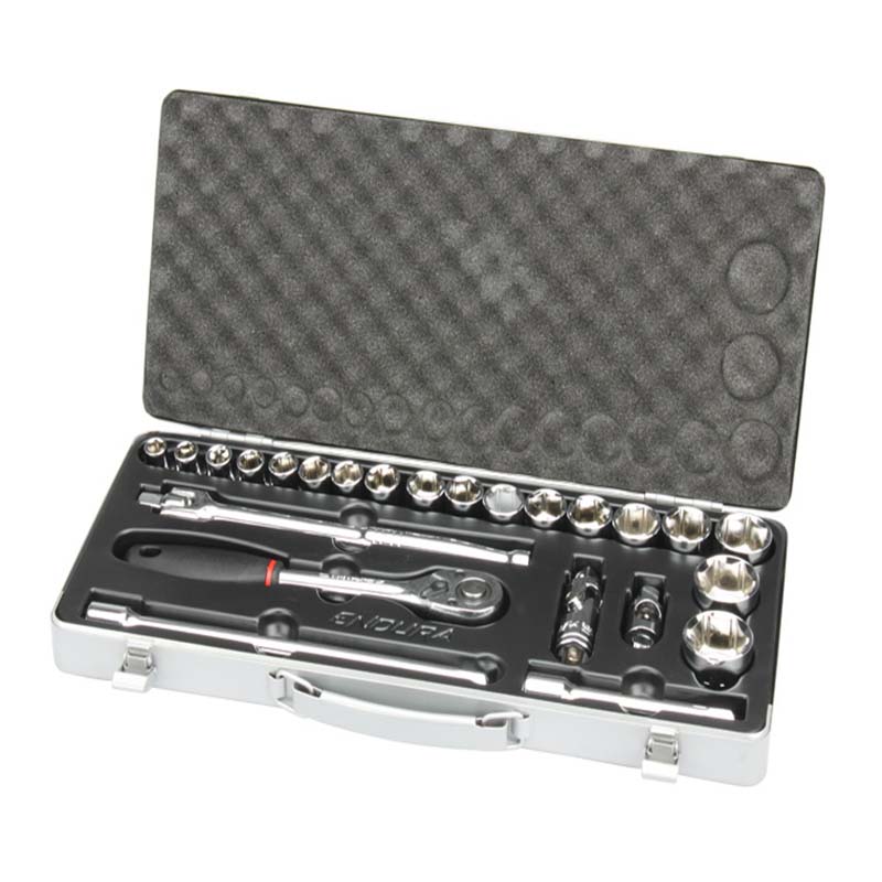 力易得(ENDURA) 24件12.5mm系列套筒组套 E1235 货期5-10天