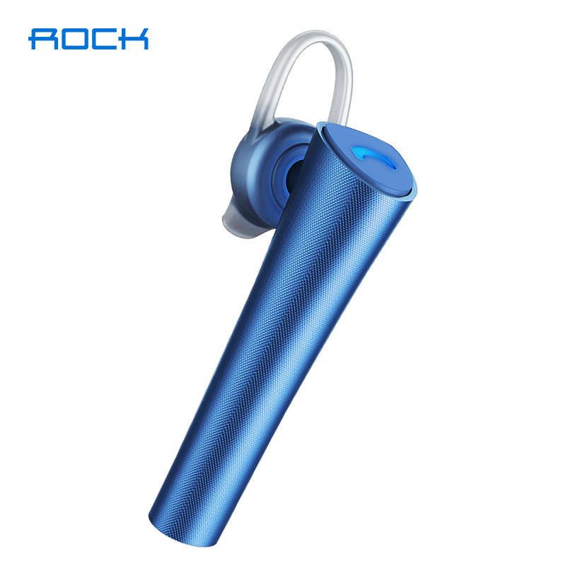 洛克(ROCK)炬蓝牙耳机挂耳式高保真音质迷你舒适小巧无线开车运动耳塞手机通用蓝色