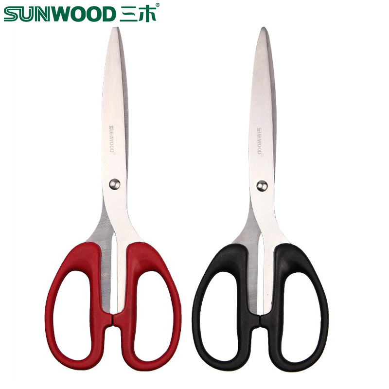 三木(SUNWOOD) 210mm办公剪刀 不锈钢手工剪纸 91171 黑色（单位：把）