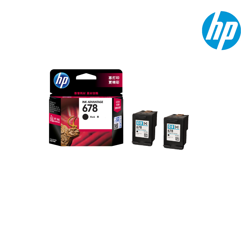惠普HP CZ107AA 678黑色墨盒适用HP DeskJet 2515 /3515/1018/1518/2548