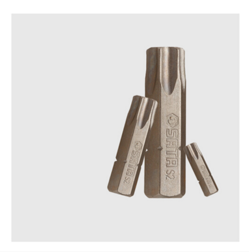 世达 SATA 59241 5件套6.3MM系列25mm长中孔花型旋具头T8