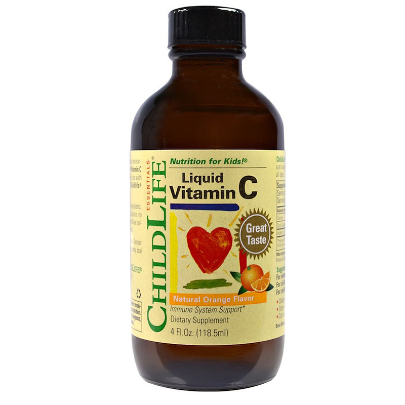 Childlife 童年时光VC补充液 婴幼儿维生素C补充液 4oz/118.5ml/瓶装 6个月-12岁