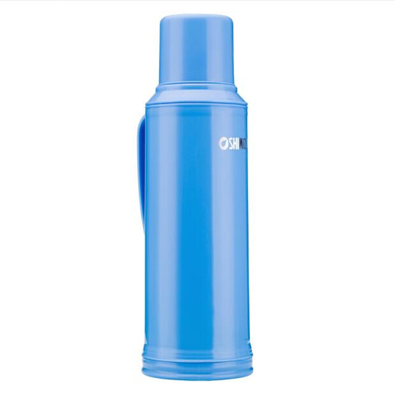 清水(SHIMIZU)SM-1061 暖壶家用保温瓶保温水壶 玻璃内胆 蓝色 2.0L