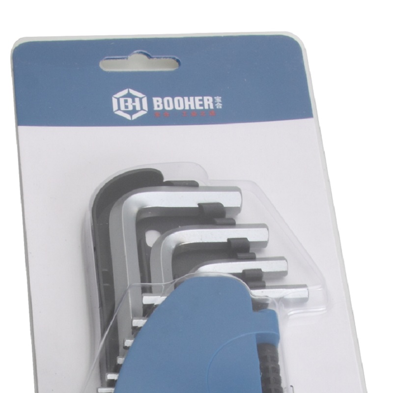宝合(BOOHER) 12件套 英制特长 平头内六角 2010289 (单位:套)