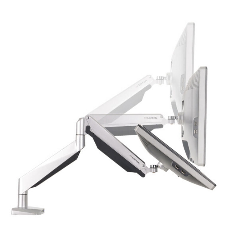 乐歌(Loctek)D7A 电脑支架显示器支架 适用于10-32英寸 旋转升降伸缩支架 全铝2-9kg气压旋转升降