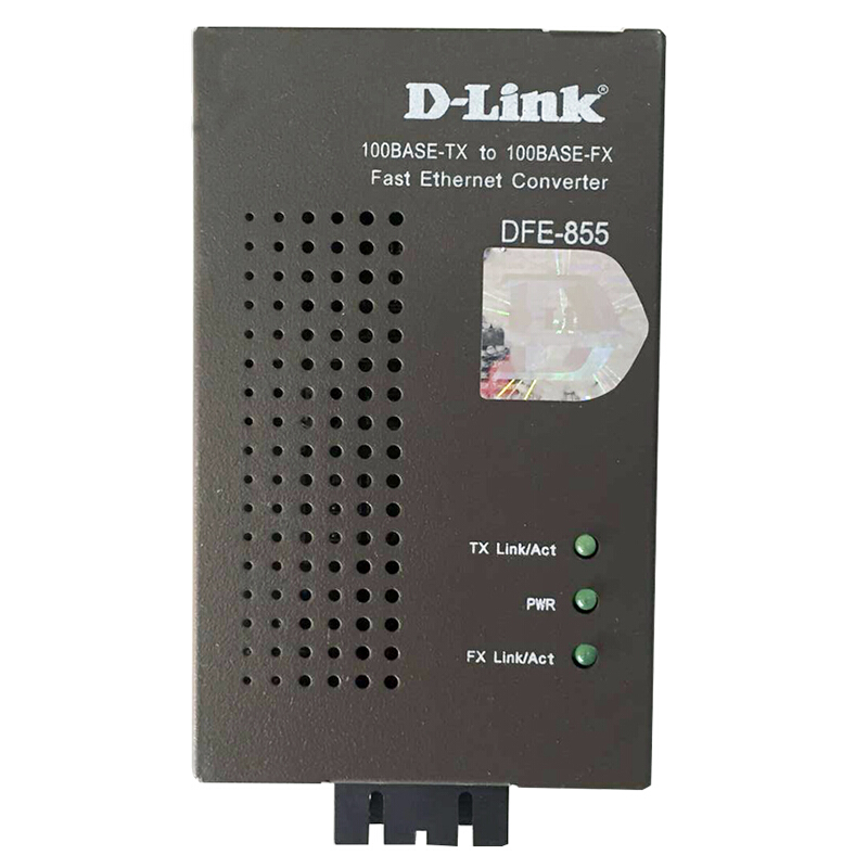 友讯(D-Link)dlink DFE-855 快速以太网 光纤收发器 多模 百兆 单位:个