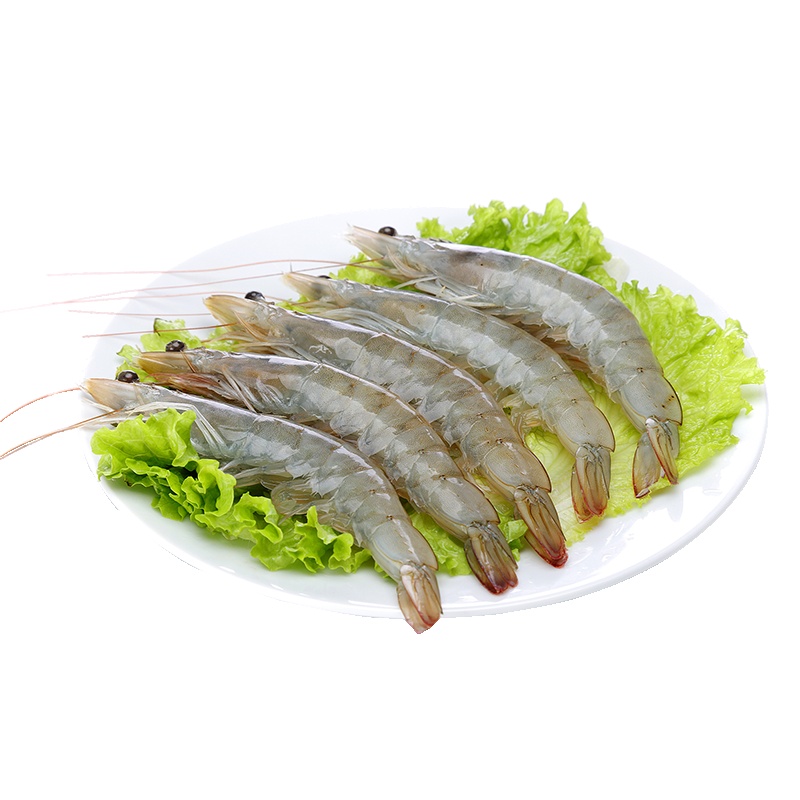 禧美海产 厄瓜多尔白虾(ASC认证)1000g 盒装 50-60只 大虾 海鲜水产