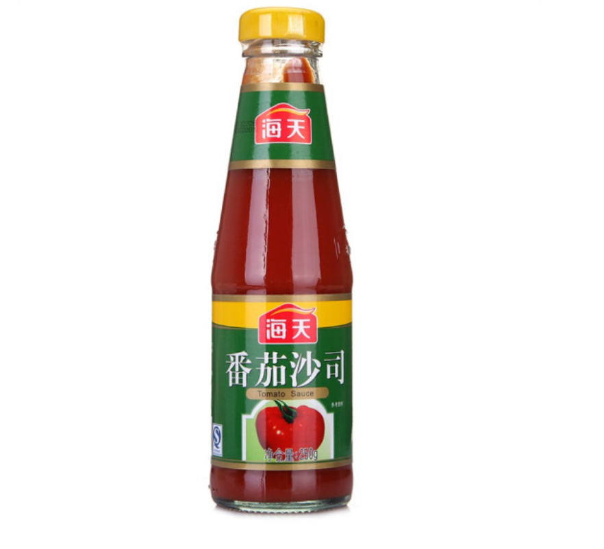 CCSM 海天 番茄沙司番茄酱西红柿酱调味酱 调料调味料250g (10瓶起订,单拍不发)