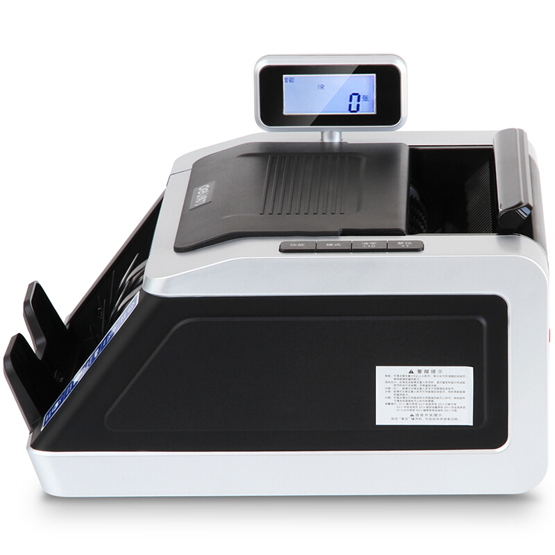 [精选]得力3914点钞机商场银行专用语音播报验钞机器小型便携式 3914银色