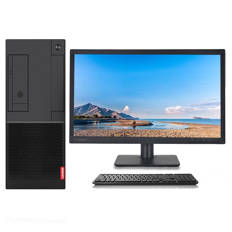 联想(Lenovo)扬天A6800t-01台式电脑 21.5寸显示器(i5-7400 4G 1T DVDRW 2G独显)