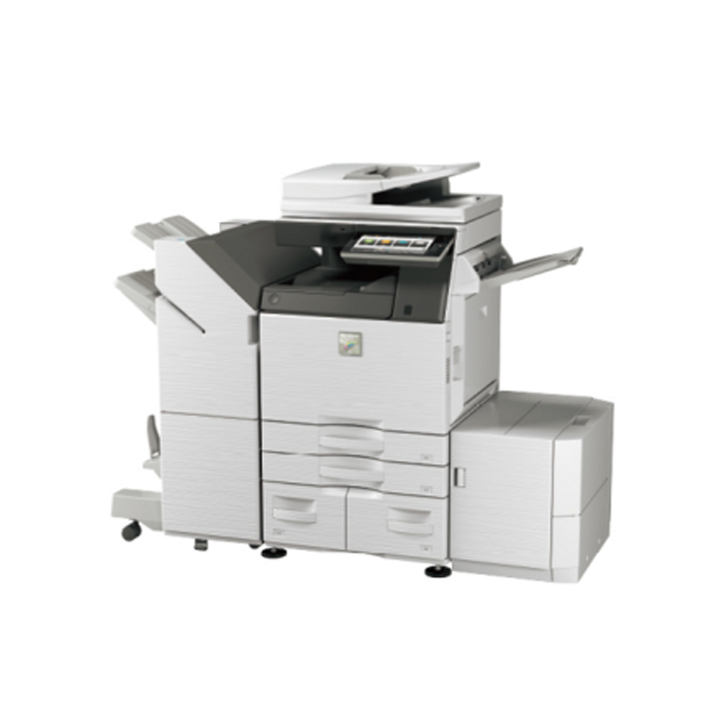 夏普 (sharp) MX-C4081R彩色复合机 A3 (彩色打印/复印/扫描 主机+单纸盒+双面送稿器+工作台)