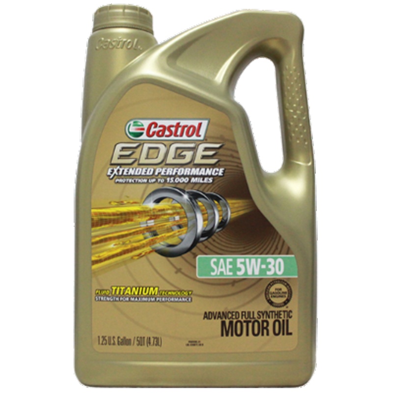 [极护全合成]Castrol嘉实多 美国进口 极护钛流体 EP长效 5W-30 SN级 全合成机油 5QT/4.73L