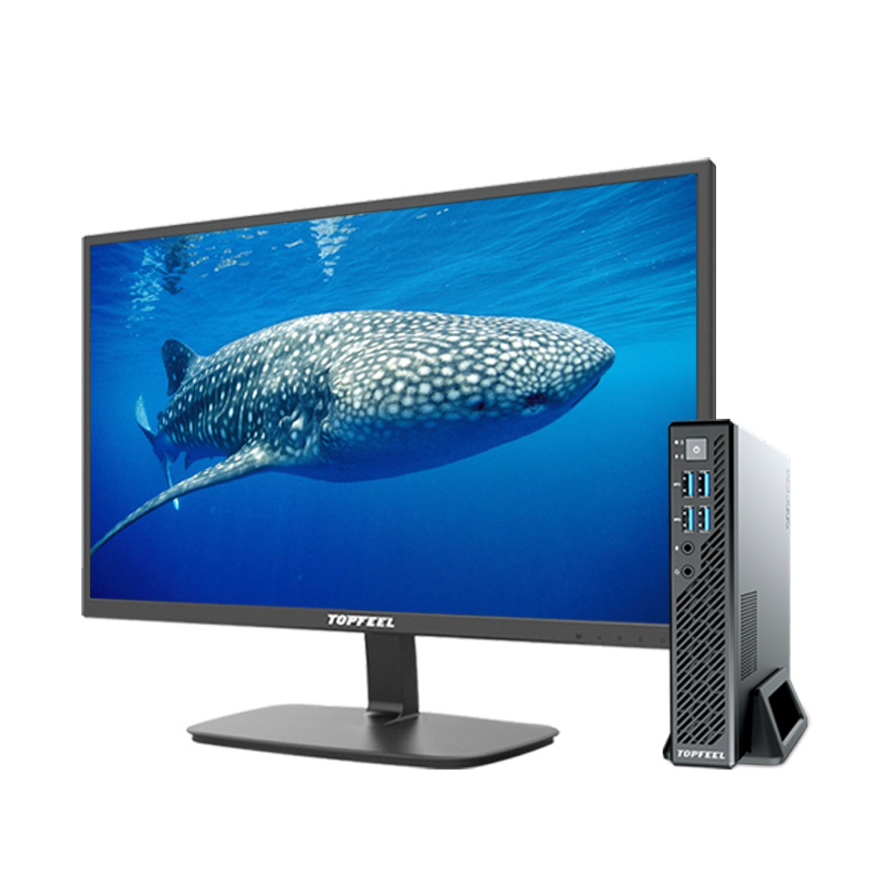 极夜TOPFEEL迷你机T68M i3-7100/8G/256G/23.8套机W10 HOME 3年上门政府节能采购清单