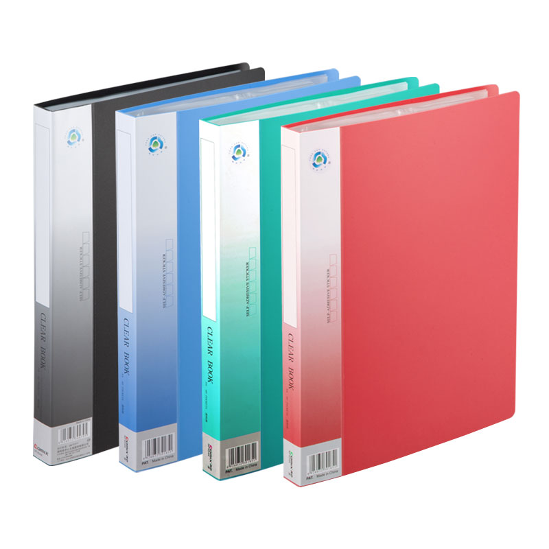 齐心 NF40AK 资料册 A4 40袋 10个/包 黑 ( 单位 : 包 )-