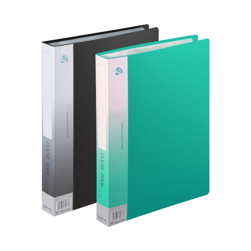 齐心 NF60AK 资料册 A4 60袋 6个/包 黑 ( 单位 : 包 )-