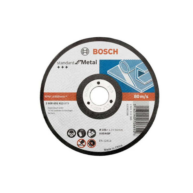 博世(Bosch) 角磨机切割片 (105*1.2) 2608603412 货期5-10天
