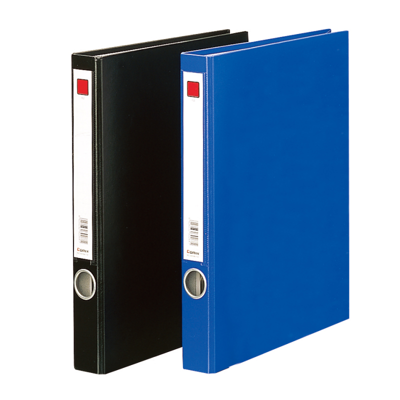 齐心 NO.336-X 纸板夹 A4 1.5寸 2孔D型夹+板夹 8个/包 蓝 ( 单位 : 包 )-