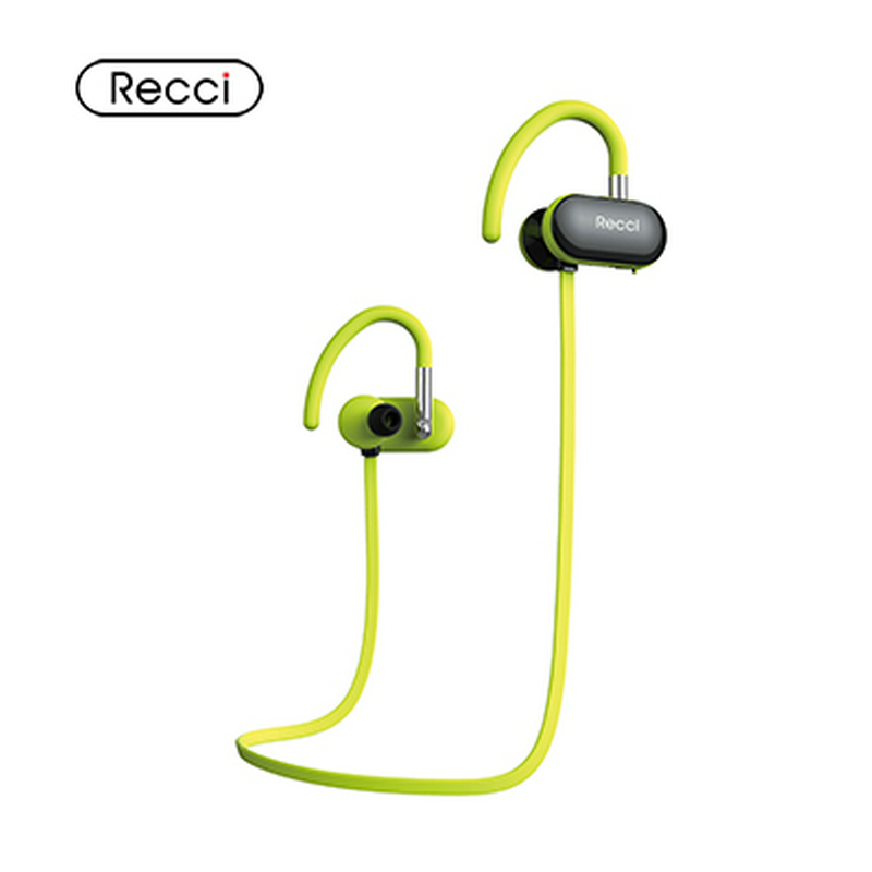 锐思Recci 炫动双耳耳挂式运动蓝牙耳机音乐手机通话 REB-E01