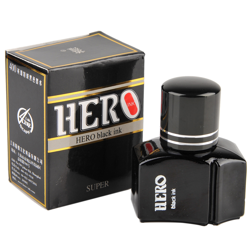 英雄 25ml 黑色 特级 墨水 400（单位：瓶）