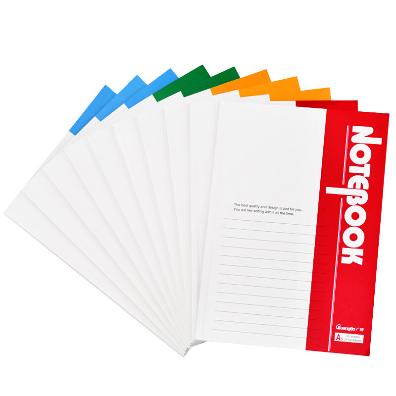 广博 A5 100页办公软抄 GBR0793 6本/包(单位/包)