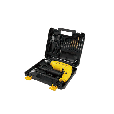 史丹利Stanley 550W 13mm 冲击钻套装 SDH600KV