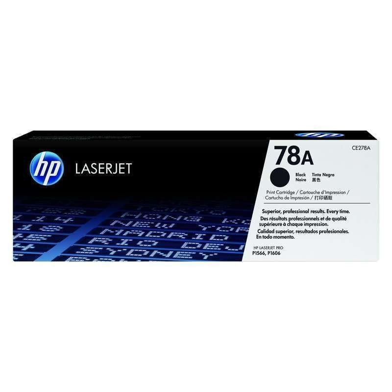 惠普(HP)黑色硒鼓 CE278A(78A) (单位:盒) ( 适用 HP P1566 P1606dn M1536)