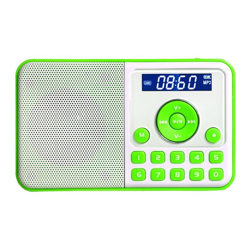 熊猫(PANDA) DS-172迷你音响插卡小音箱便携FM收音机老人袖珍mp3播放器播放机 绿色