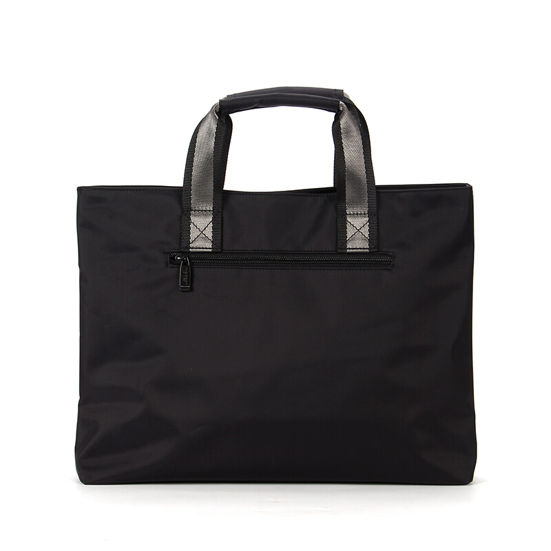 [精选]康百 手提A4文件袋办公拉链袋防水男女士商务资料袋双层定制公文袋 F6972耐磨手提事务包