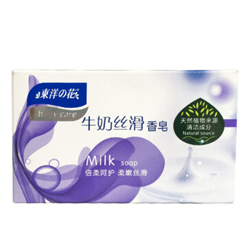东洋之花 120G 牛奶丝滑香皂1365 72块/箱