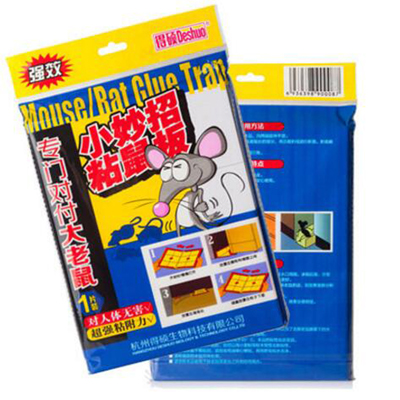 得硕 小妙招强力粘鼠板老鼠贴捕鼠器粘鼠板 100张/箱 AD-XMZ