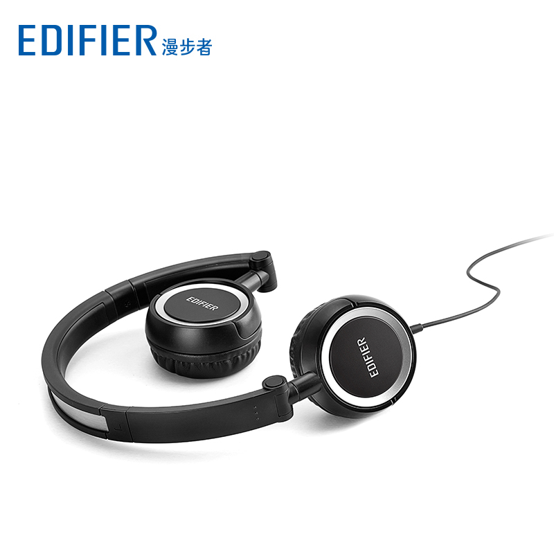 漫步者(EDIFIER) H650耳机头戴式折叠音乐耳麦带麦 黑色(单位:副)