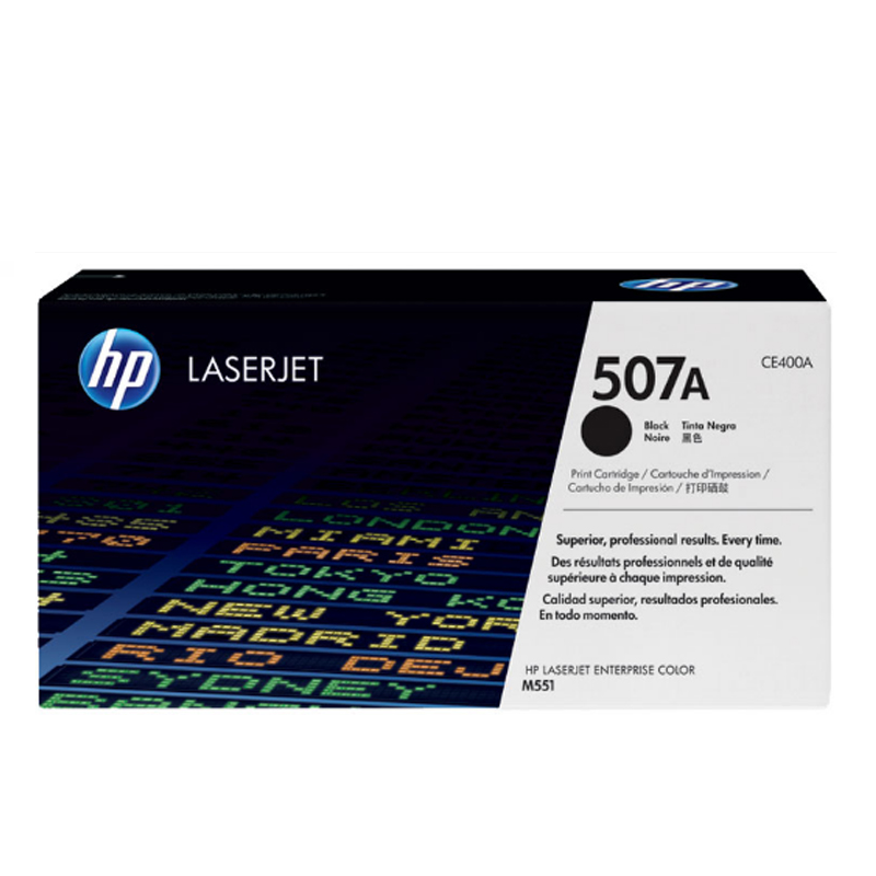 惠普(HP)CE400A CE401A CE402A CE403A 黑青黄红 507A 硒鼓黑色