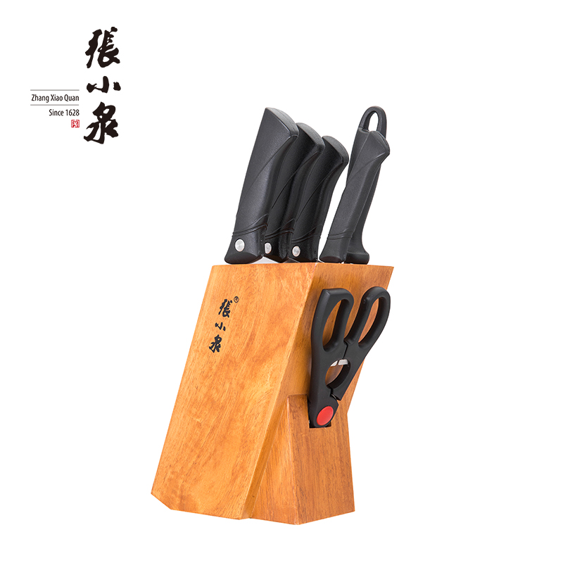 张小泉 典雅系列刀具七件套切片刀小厨刀厨房套刀 D30540100