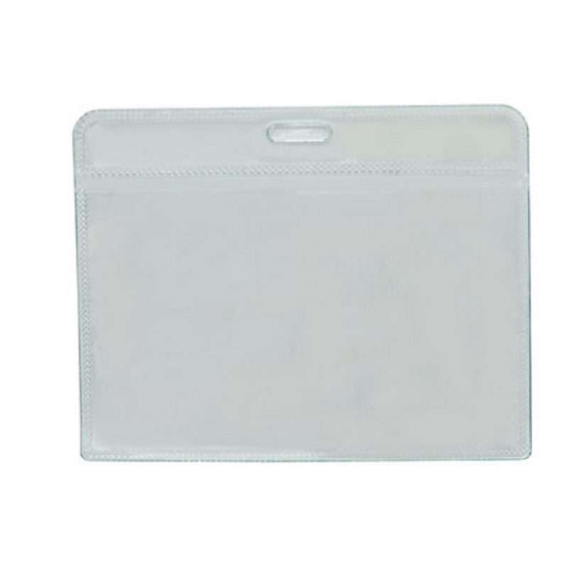 广博 横式 超透软质PVC 证件卡套+夹扣 10组/袋 ZJ5610 (单位:套*10袋)