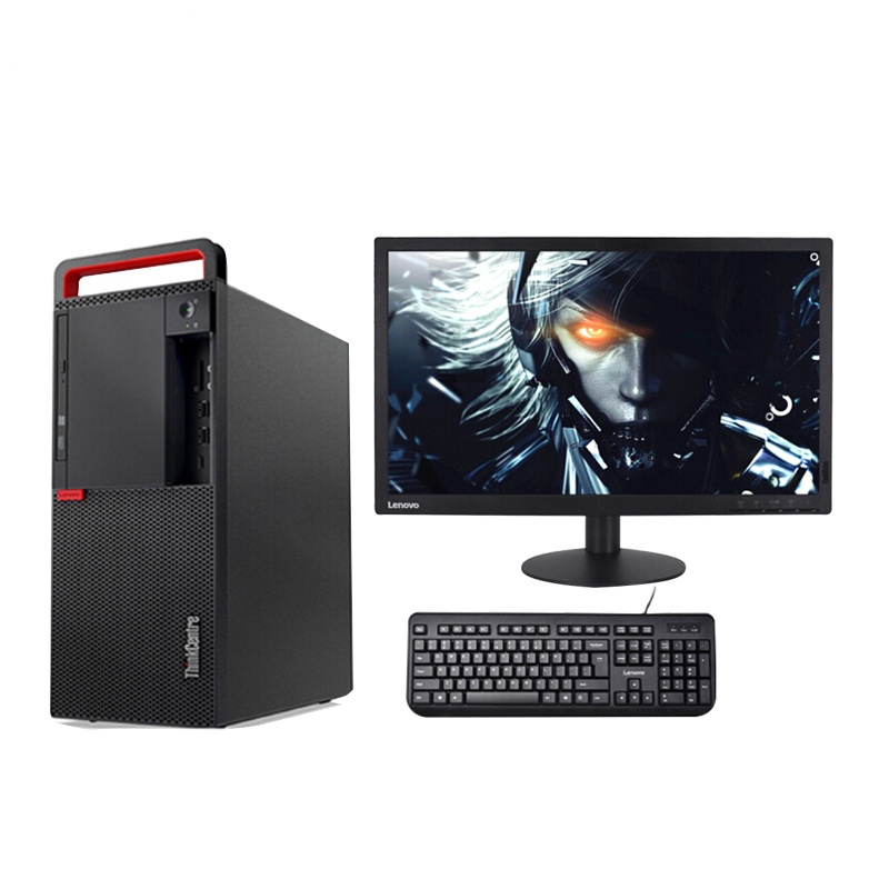 联想ThinkCentre M910t-ST 台式电脑(i7-7700 8GB 1TB W10h 2G独显 Rambo) 23英寸