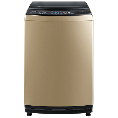 美的(Midea)MB120V50DQCG 12公斤大容量全自动波轮洗脱一体洗衣机 免清洗 直驱变频 家用摩卡金